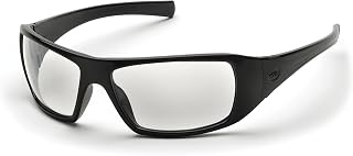 Pyramex Goliath Safety Eyewear Black Frame Clear Anti Fog Lens