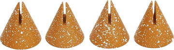 TOV Furniture Gabby Speckled Terracotta Cone Card Holder - Set of 4