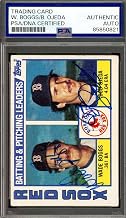 Wade Boggs Bob Ojeda PSA DNA Signed 1984 Topps Leaders Autograph