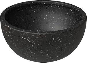 LeisureMod Iris Modern Tapered Round Planter – Iris Collection – Fiberstone + MgO Clay, 7–12″ – Sculptural Pot with Pre-Drilled Drainage, Weather‑Resistant for Indoor/Outdoor Use