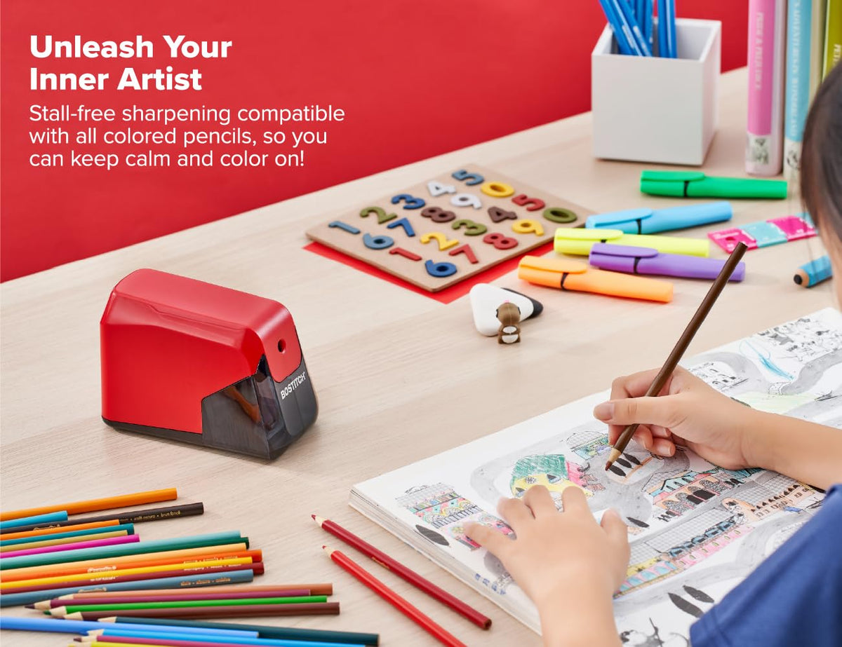 Bostitch Red / 1 Pencil Sharpeners