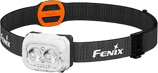 Fenix HL18R-T V2.0 White Rechargeable Trail Running/Outdoor Headlamp | 800 Lumens | 125m | 160 Hrs Max | Dual Primary Beams - Cool and Warm White | 5lm Red Beam | Sport Click Adjust Headband | IP66