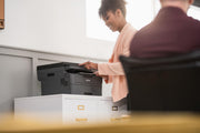 Wireless HL-L2465DW Compact Monochrome Multi-Function Laser Printer with Print by Brother – Compact, Black, Model HLL2465DW