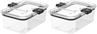 Prepara Latchlok 5.25 Cup Tritan Food Storage Container, Set of 2, Clear