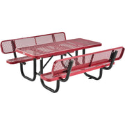 Global Industrial Red / Industrial / 1 Picnic Tables