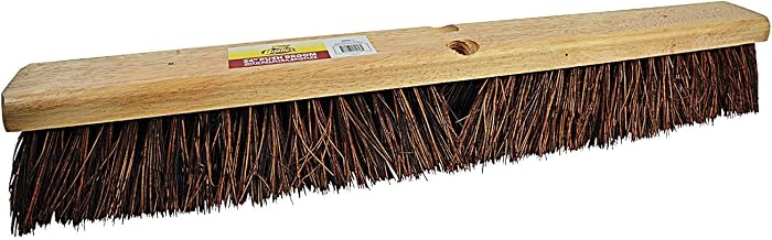 Janico Bristles Outdoor Surface Push Broom with Palmyra Bristles (24" x 4" x 6")