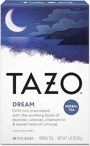 TAZO Herbal Tea Bags Soothing Hot Tea Dream Caffeine Free 1.41 oz 20 Tea Bags