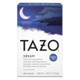 Herbal Tea Bags Soothing Hot Tea Dream Caffeine Free 1.41 oz 20 Tea Bags by TAZO – 20 Count (Pack of 1), Model 68769782