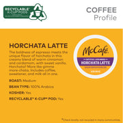 Cafe Styles of Latin America Horchata Latte by McCafe – 10 Count (Pack of 6), White, Pack of 6, Model Café Styles of Latin America, Keuring Single Serve K-Cup