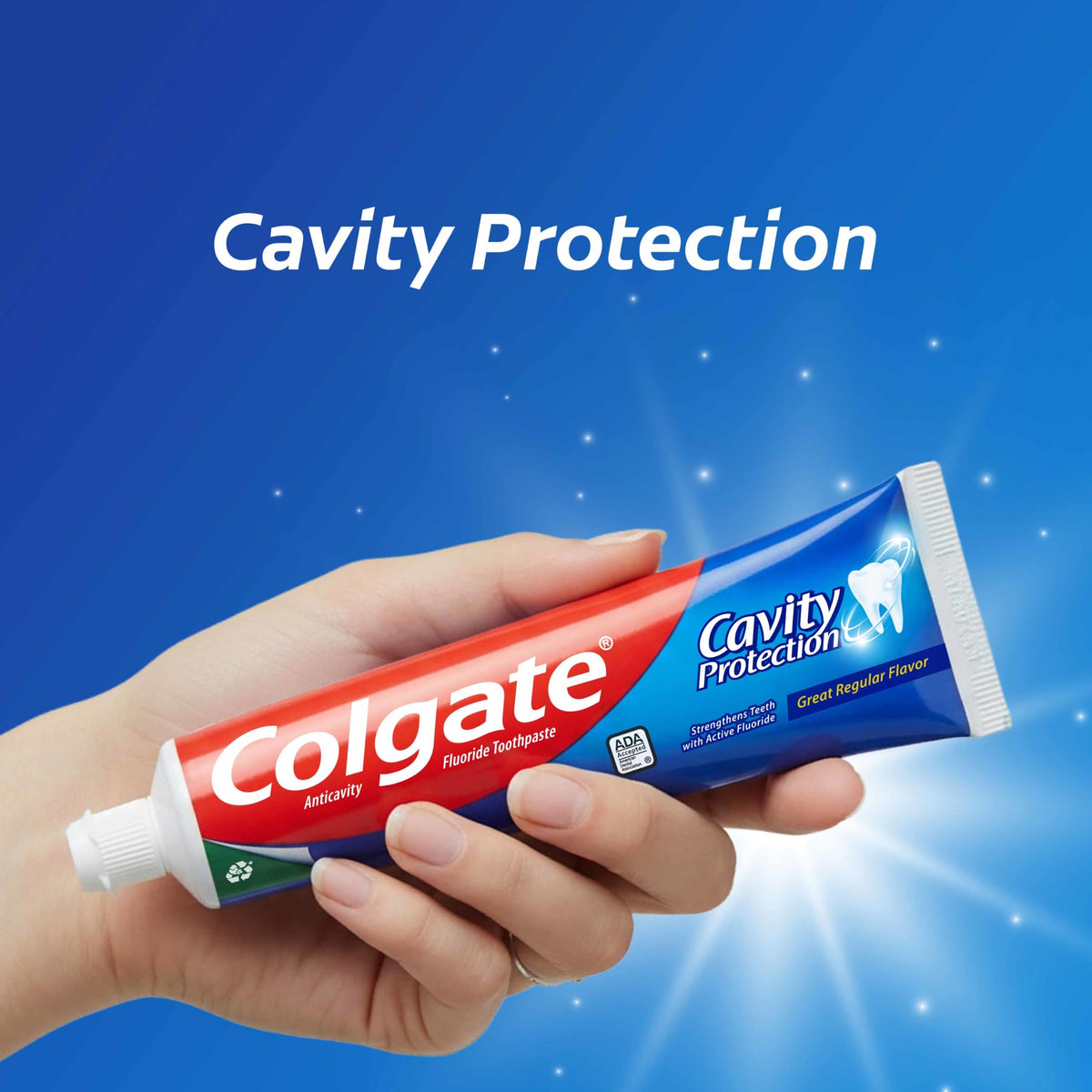 Cavity Protection Fluoride Toothpaste by Colgate – 6 Ounce (Pack of 6), White, Pack of 6, Model US06722A