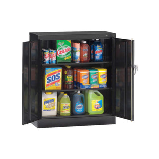 Counter Height Cabinet by Tennsco – Alloy Steel, Black, Model 1842BK