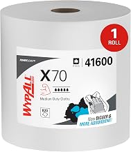 Wypall PowerClean X70 Medium Duty Cloths, Jumbo Roll, 820 Towels (41600)