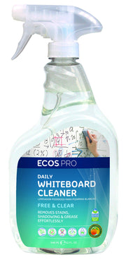 Everyday Whiteboard Cleaner (Pack of 6) by ECOS PRO – 32 Fl Oz (Pack of 6), Pack of 6, Model PL9869/6