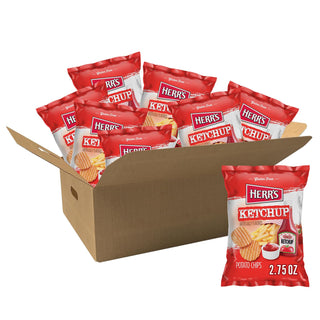 Potato Chips by HERR'S – 1 Ounce (Pack of 7), Pack of 7