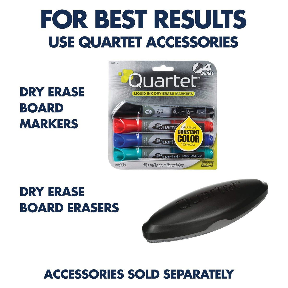 Quartet Black / 36"W x 24"H / Black Frame Dry Erase Boards
