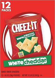 Cheez-It Crackers White Cheddar 12 Count Caddy, 12.24 Ounce