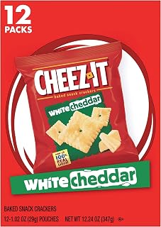 Cheez-It Crackers White Cheddar 12 Count Caddy, 12.24 Ounce