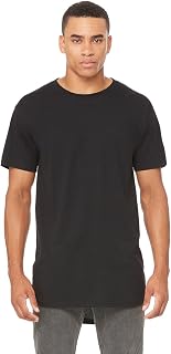 BELLA+CANVAS Product of Brand Bella + Canvas Mens Long Body Urban Tee - Black - M - (Instant Savings of 5% & More)