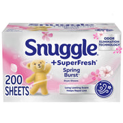 Snuggle Lavender / 200 Count (Pack of 1) / Spring Burst Dryer Sheets