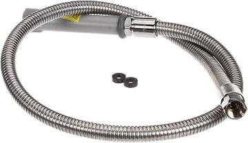 T&S Brass B-0048-H 48-Inch Flexible Stainless Steel Hose