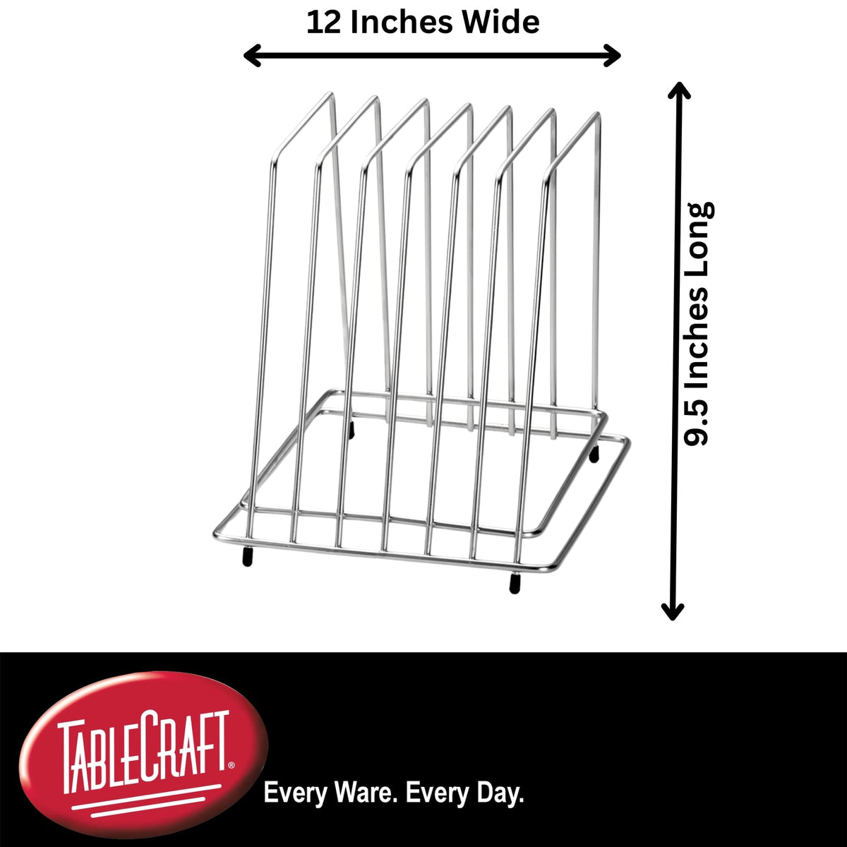 Stainless Steel Cutting Board Rack () by Tablecraft – Cutting Board Rack, Stainless Steel, Silver, Model CBR6