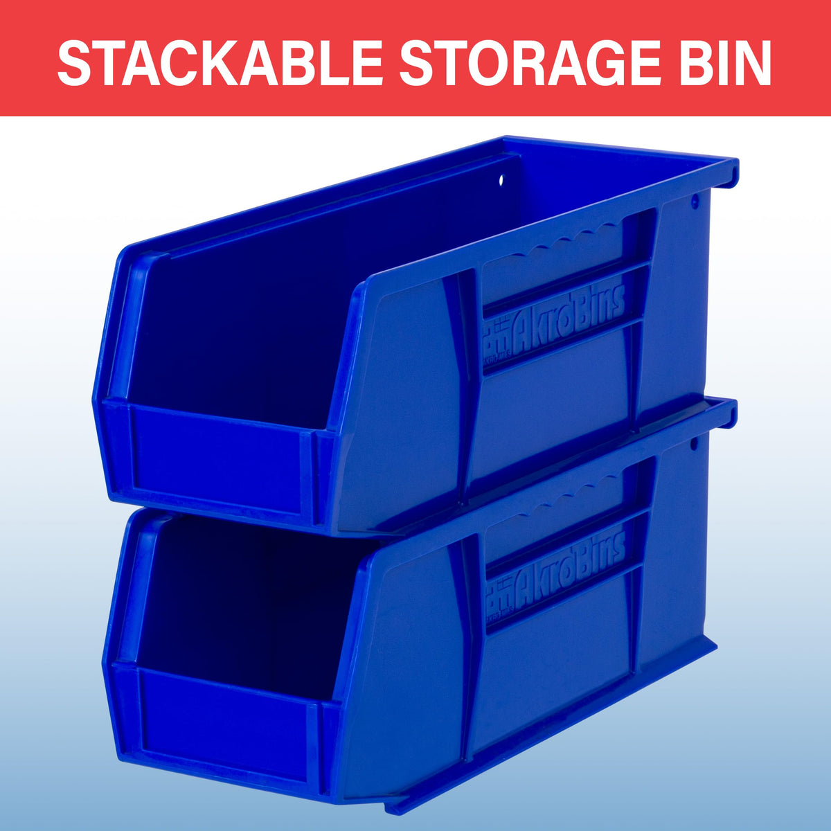 Akro-Mils Green / 11-Inch x 4-Inch x 4-Inch / Storage Bins Only Open Storage Bins