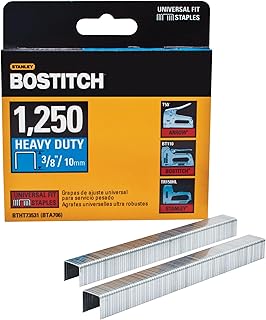 Bostitch Staples, Heavy Duty, 3/8 Inch, 1250 Piece (BTHT73531)