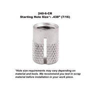 E-Z LOK 3/8-16 Pack of 5 / One Size / 1 Nut Inserts