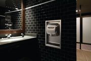 XLERATOR 12.5 amps; 110 volts / Noise Reduction Nozzle / Brushed Stainless Steel Bath