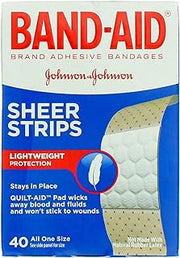 BAND-AID® Brand TRU-STAY™ Sheer Bandages All One Size, 40 Count