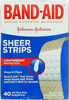 BAND-AID® Brand TRU-STAY™ Sheer Bandages All One Size, 40 Count
