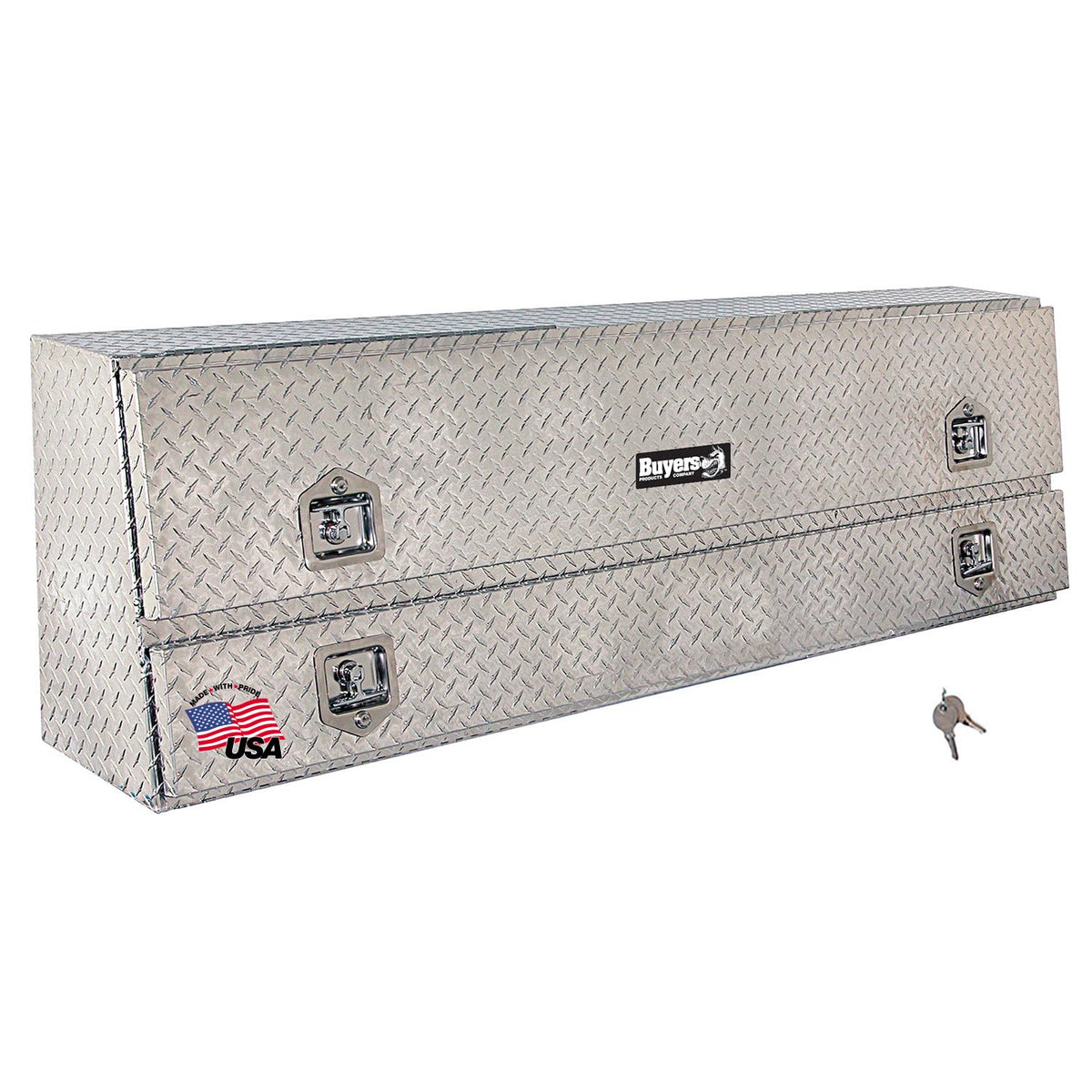 Buyers Products Company Diamond Tread / 72 x 21 x 13.5 / One Compartment Truck Bed Toolboxes