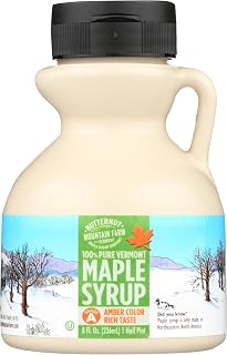 Butternut Mountain Farm Syrup Maple Amber Rich Jug, 8 Fl Oz
