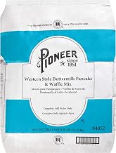 Pioneer Western Style Buttermilk Pancake and Waffle Mix, 25 Pound - 1 each.