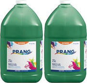 Prang Ready-to-Use Tempera Paint, Green, 1 Gal., 1 Count (Pack of 2)