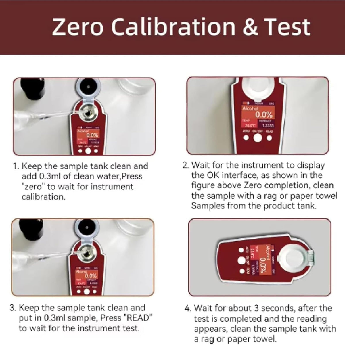 Handheld Red Wine Concentration Meter by Vdniduir – Model 9hgwy21433