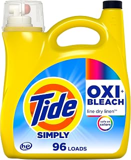 Tide Simply Oxi Boost + Ultra Stain Release, 42 fl oz, 29 Loads, Tough on Stains, Whitens, Brightens, Refreshing Breeze Scent