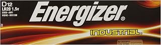 Energizer Noen 95 Industrial Alkaline D Battery, 1-Count (Pack of 72)