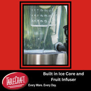Cold Beverage Dispenser by Tablecraft – 3.5 gallons, Stainless Steel, Silver, Model N175