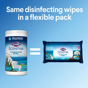Scentiva Disinfecting Wipes Value Pack by Clorox – 75 Count (Pack of 6)