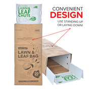 Lawn and Leaf Chute by Stock Your Home – 1 Count (Pack of 1), 1.5 pounds, Plastic, White