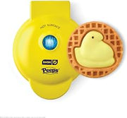 Dash & PEEPS Chick Mini Waffle Maker, Nonstick Cooking Surface, Yellow