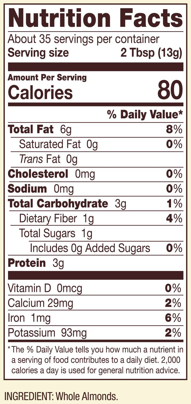 Bob's Red Mill 64 Ounce (Pack of 1) / Resealable / 1 Almond