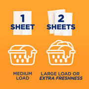 Odor Blaster Sheets Fresh Burst 80ct by ARM & HAMMER – 80 Count (Pack of 1), Model 10033200002908