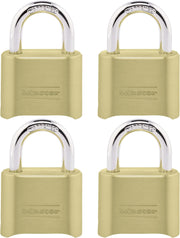 Master Lock 40 Pack / Gold / Number Combination Combination Padlocks
