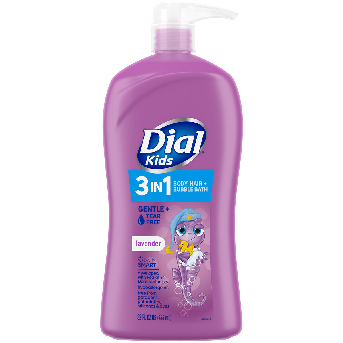 Body Wash 32 oz & Kids 3-in-1 Bath 32 oz Bundle by Dial – Pack of 2