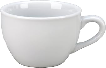 Vertex China CAT-1 Argyle and Catalina Cup, Short, 3-3/4", 8 oz., Porcelain White (Pack of 36)