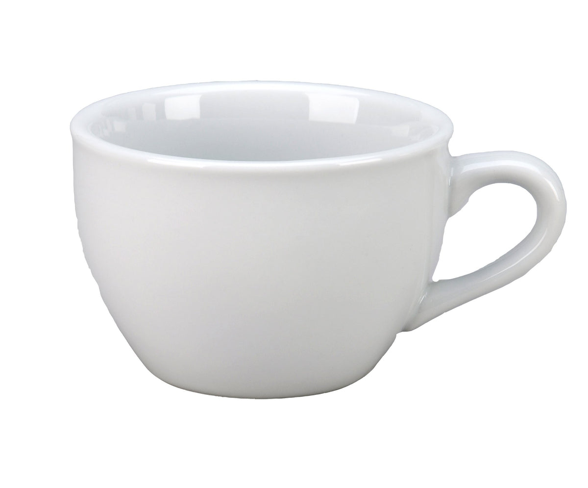 Argyle and Catalina Cup by Vertex China – 8.0 ounces, Porcelain, Porcelain White, Pack of 36, Model CAT-1