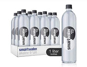 smartwater Alkaline 9+ph, 33.8 Fl Oz Bottles, 12 Count ( Pack of 2 ) Total 24 Count