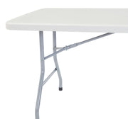 (4 Pack NPS 30 x 72 Heavy Duty Folding Table by National Public Seating – 30 inches x 72 inches x 29.5 inches, Plastic, Grey, Pack of 4